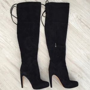 Sam Edelman Kayla Over the Knee Suede Boots Size 8